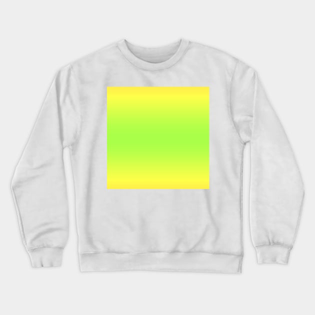 Yellow Green Yellow Gradient Crewneck Sweatshirt by Whoopsidoodle